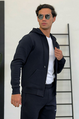 Утеплённая кофта на флисе