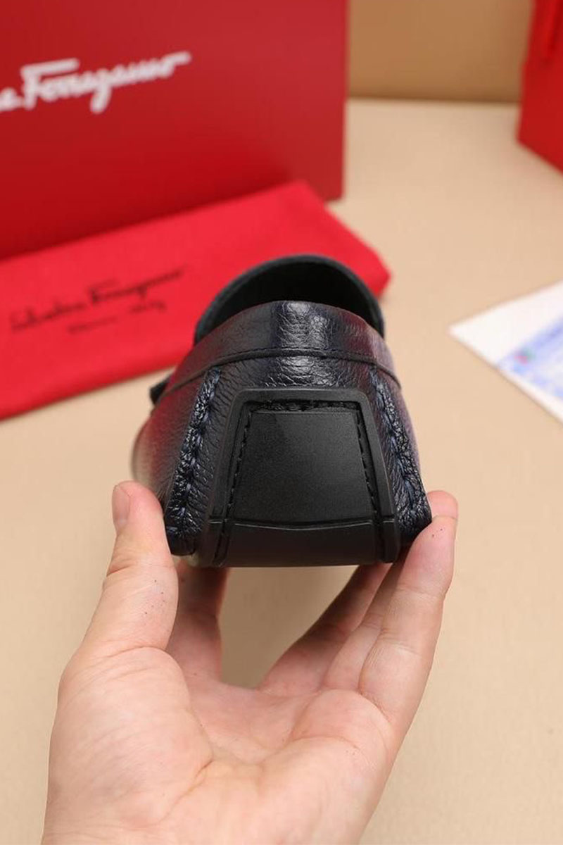 Salvatore Ferragamo Мужские кожаные мокасины 