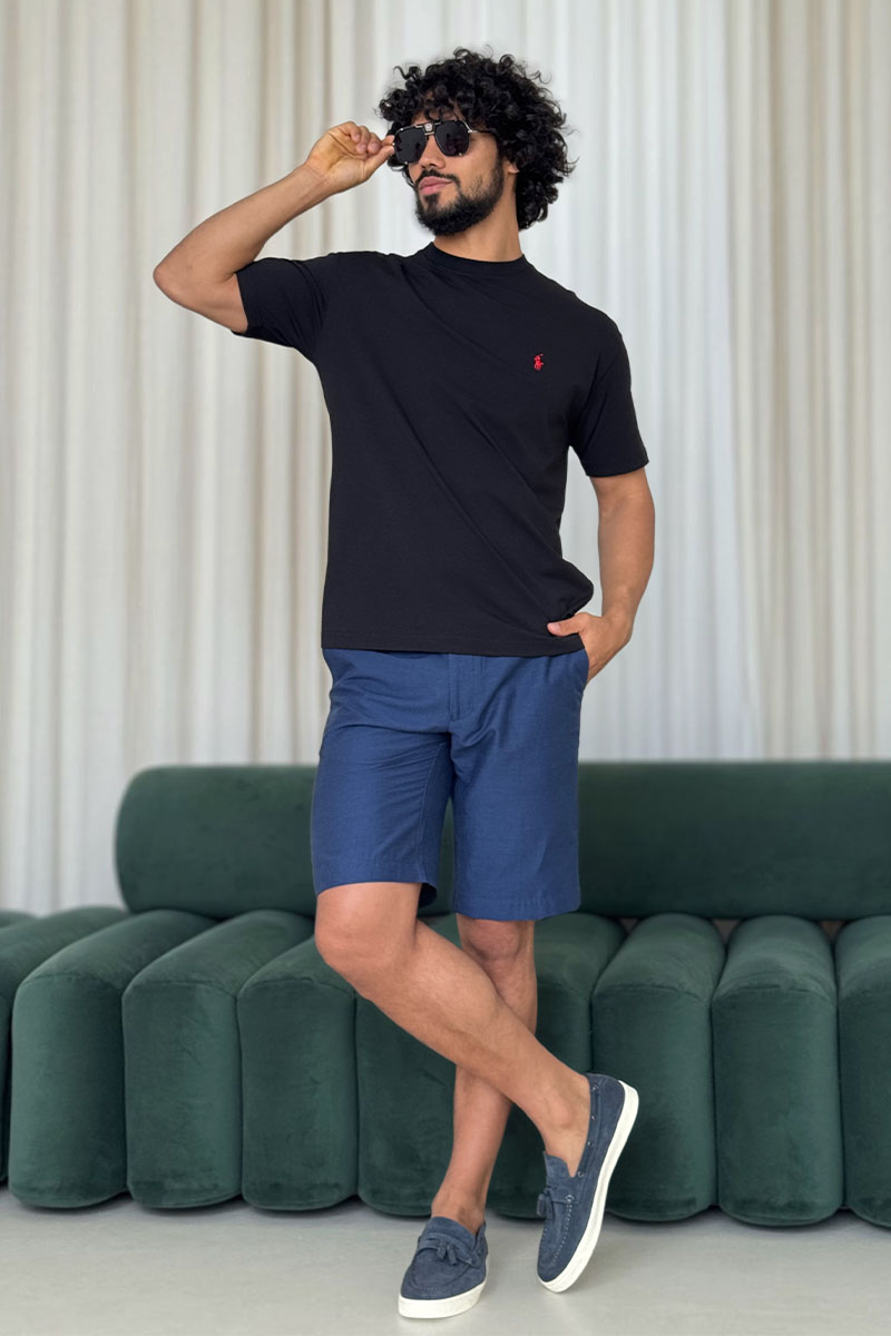 Polo Ralph Lauren Мужская чёрная футболка 