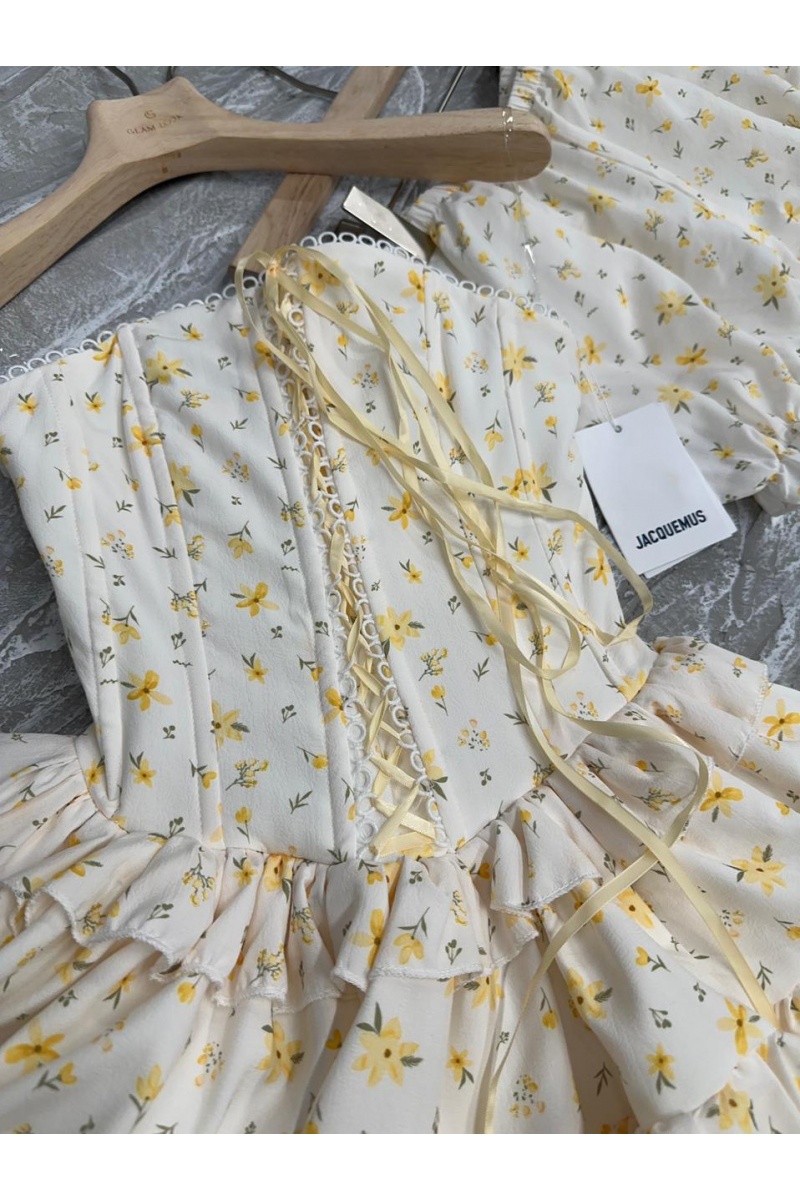 Designer Clothing Женское платье Jacquemus бежевого цвета