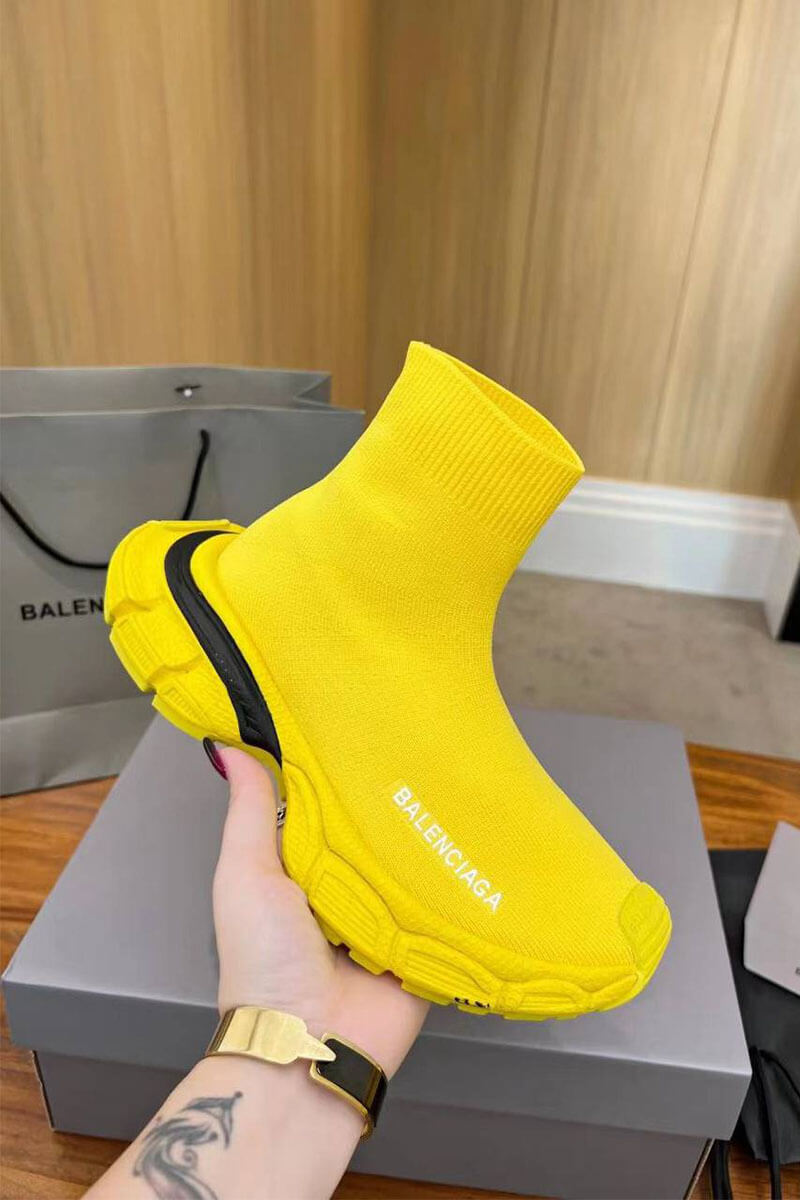 Balenciaga Женские кроссовки жёлтого цвета 
