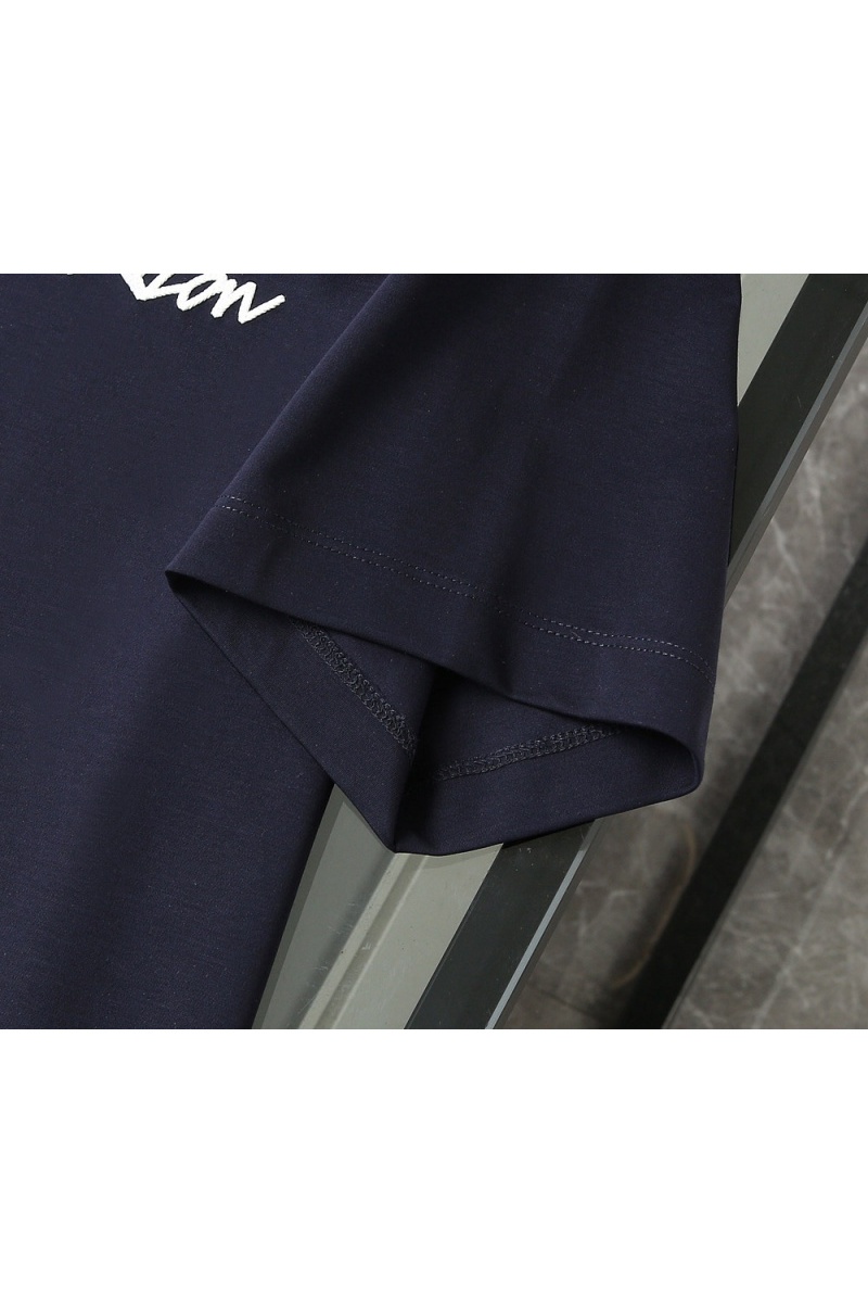 Kiton Мужская чёрная футболка premium 