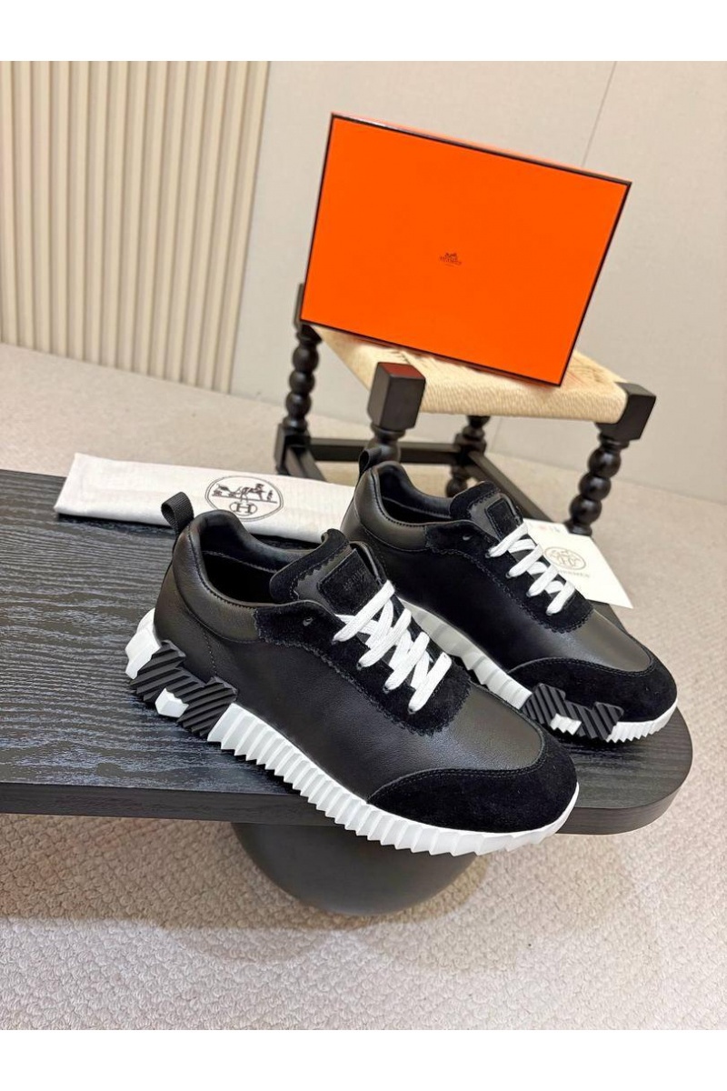 Hermes Мужские кроссовки Bouncing - Black / White