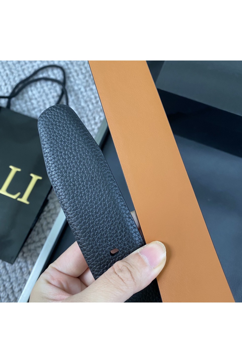 Zilli Двусторонний кожаный ремень Premium (ширина 3.8 см)