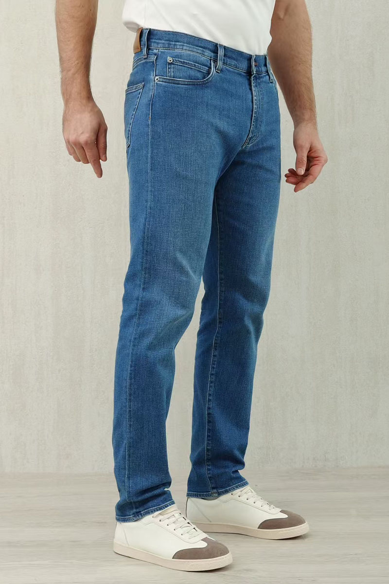 Loro Piana Мужские синие джинсы Premium