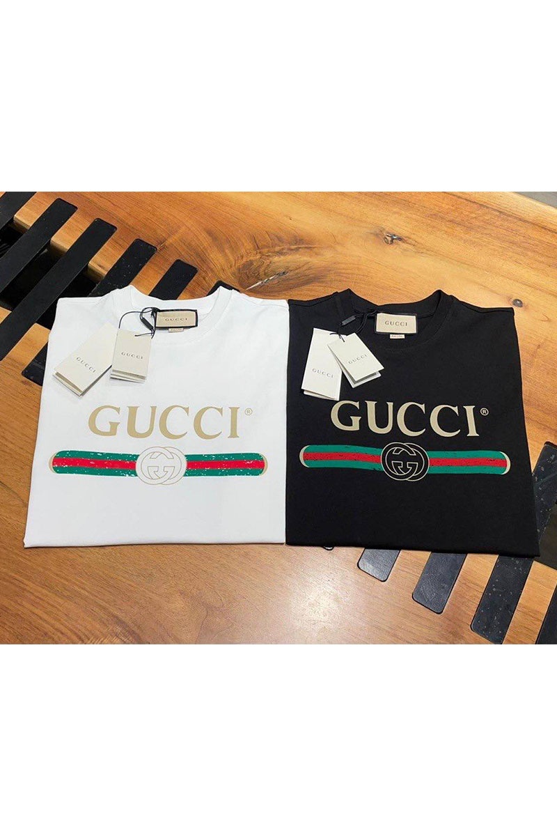 Gucci Футболка чёрного цвета Web-stripe