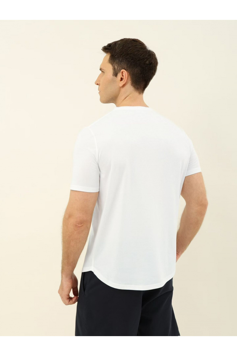 Loro Piana Мужская белая футболка premium 