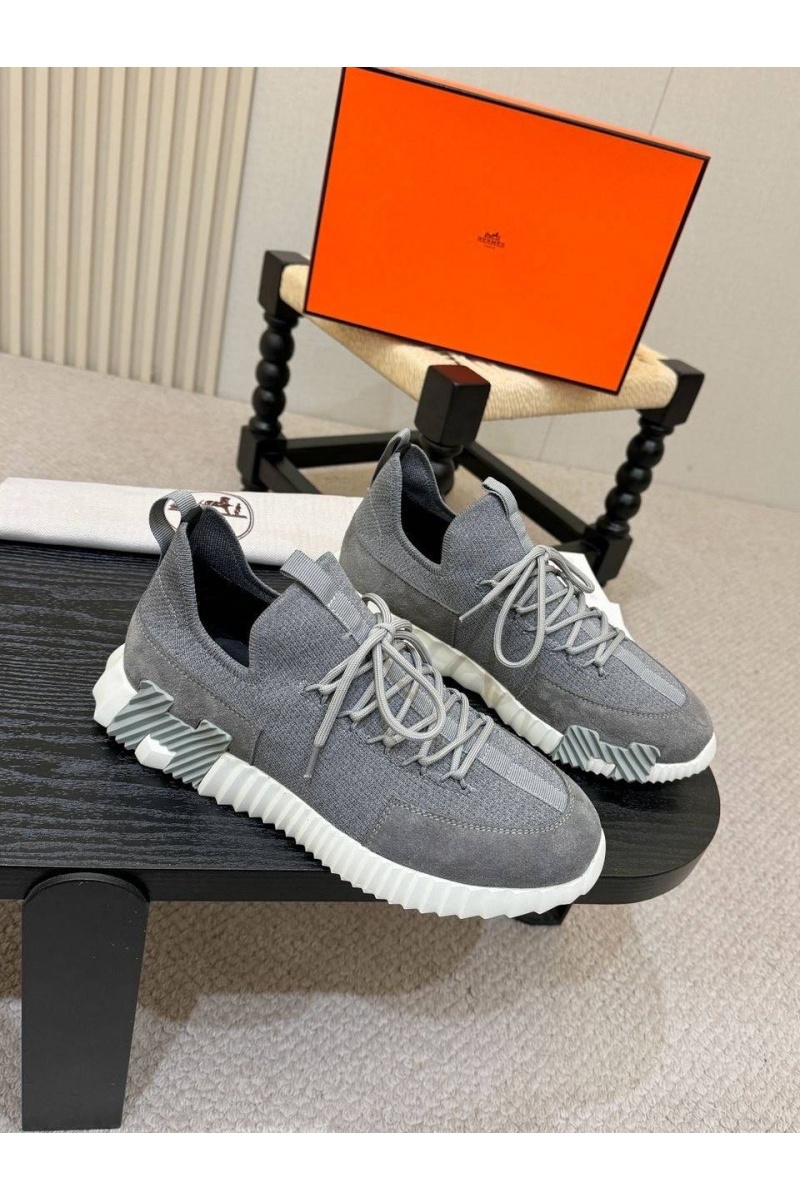 Hermes Текстильные кроссовки lift slip-on