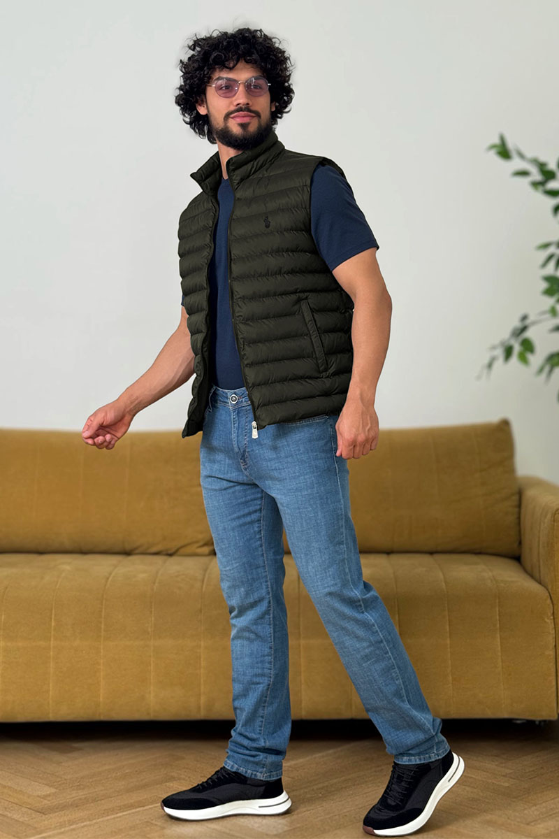 Polo Ralph Lauren Мужской жилет зелёного цвета 