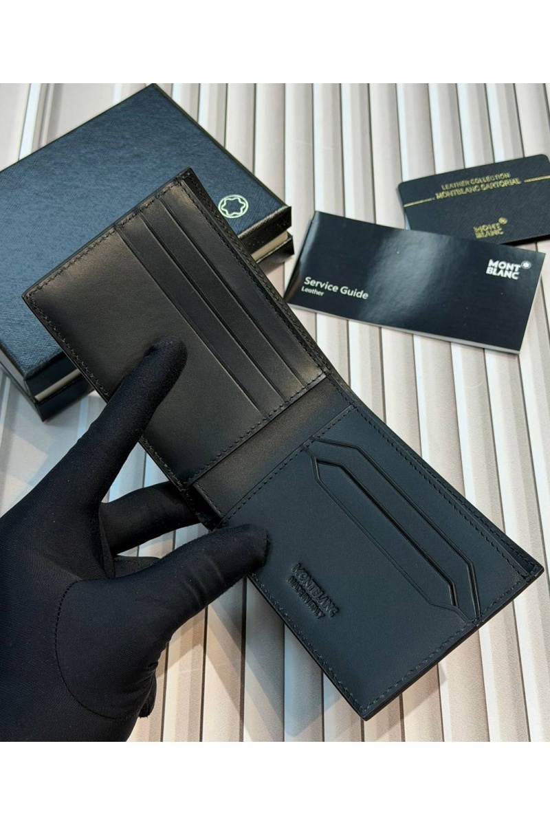 Montblanc Кожаный кошелёк Meistertuck Sartorial premium 11.5x9 см