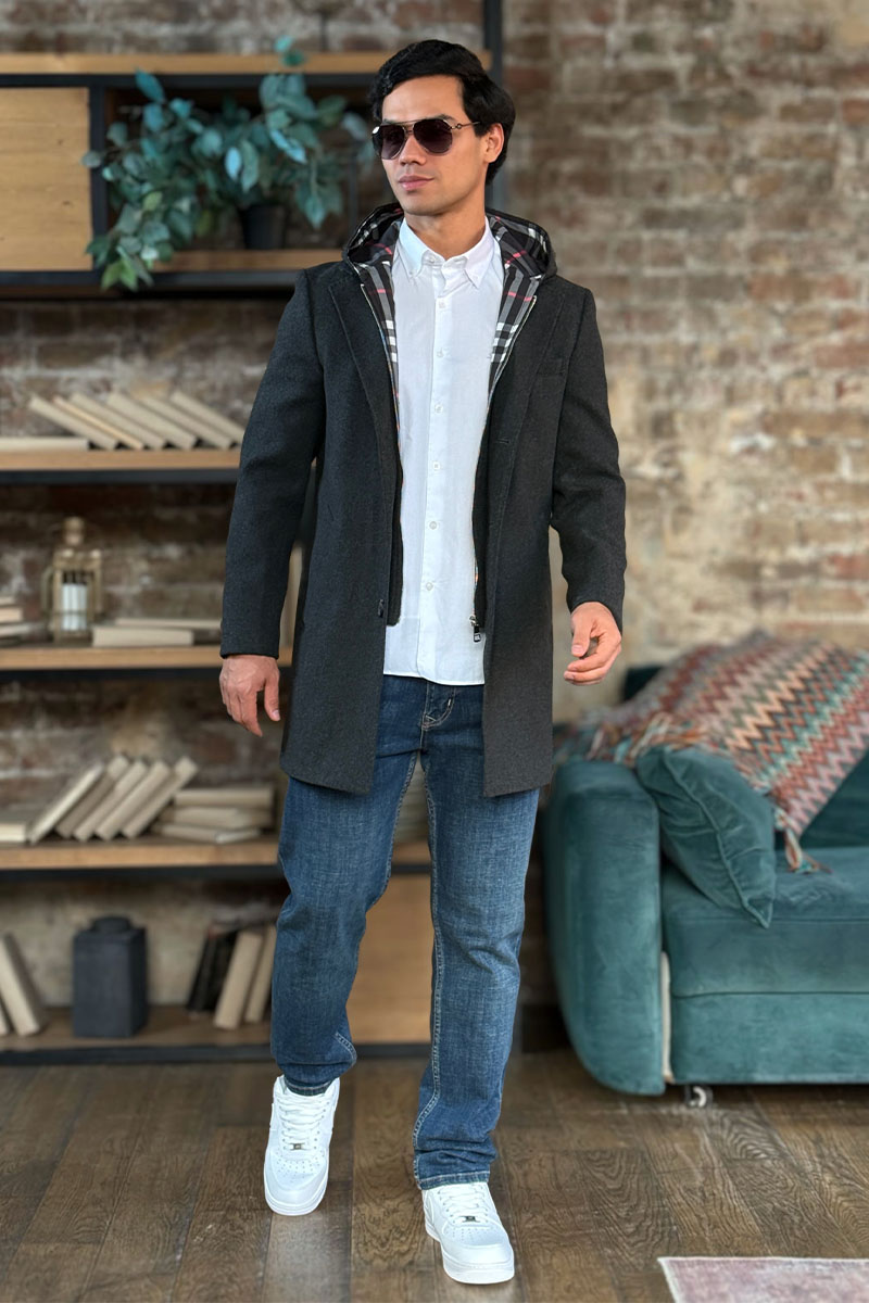 Burberry Мужское пальто London England - Grey