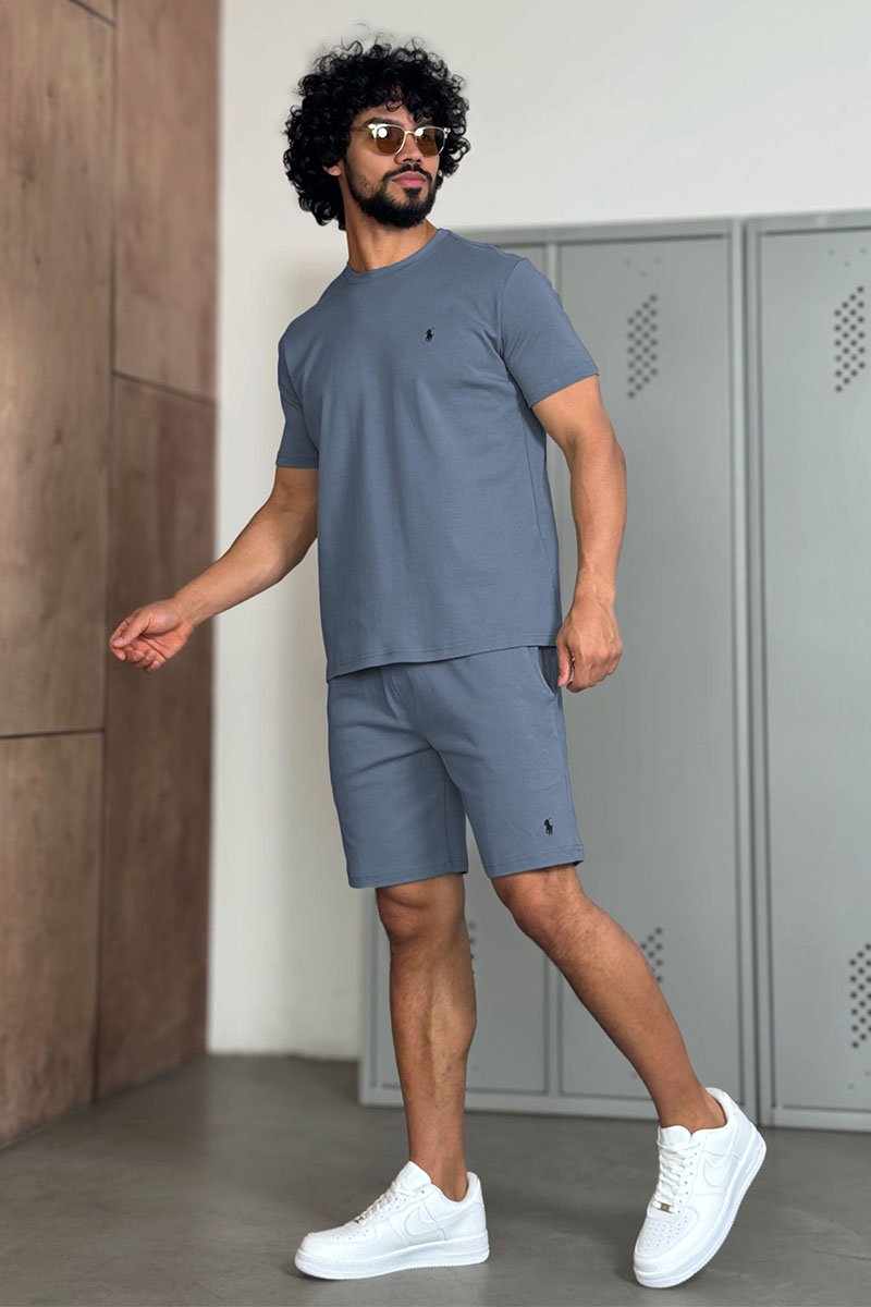 Polo Ralph Lauren Мужская синяя футболка 