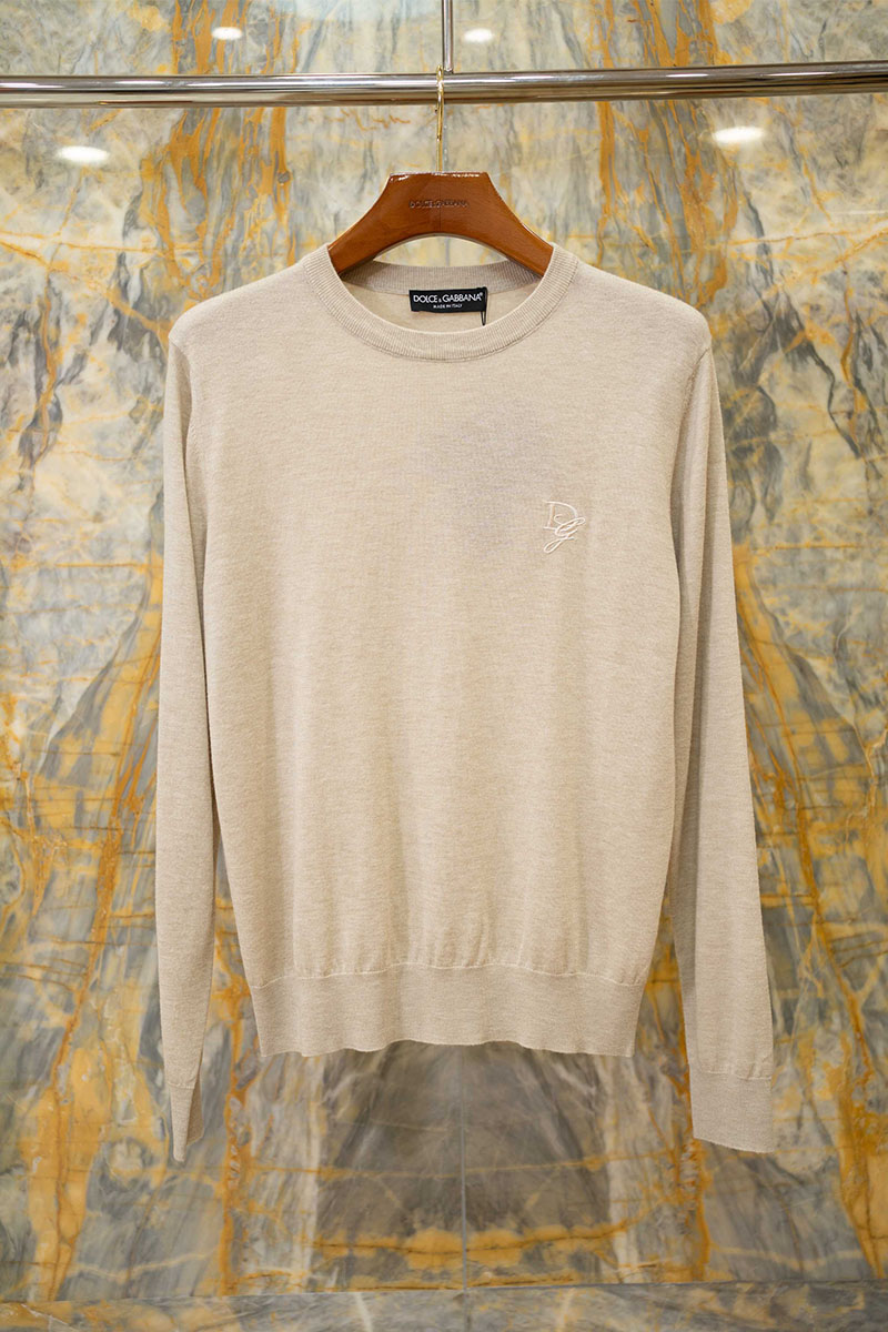 Dоlсе & Gаbbаnа Мужской бежевый джемпер premium