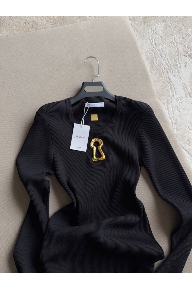 Schiaparelli Женское чёрное платье 