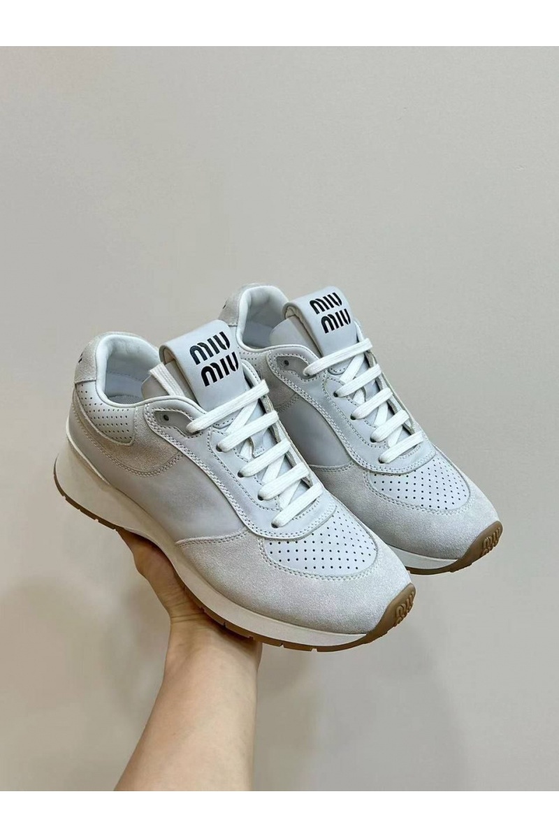 MIU MIU Женские кроссовки Premium - Grey