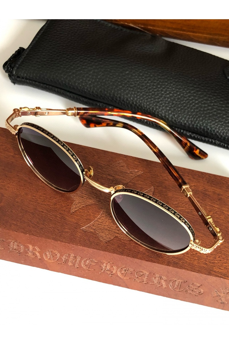 Chrome Hearts Солнцезащитные очки Metal Oval