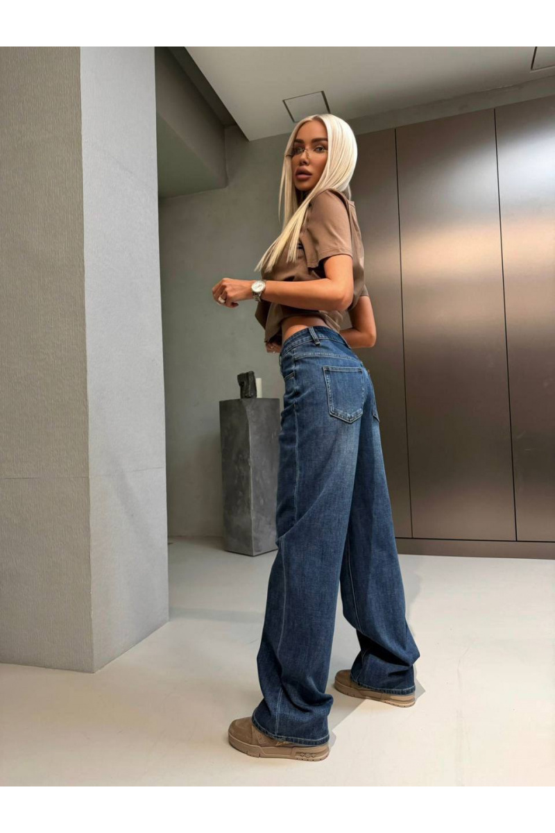 Loro Piana Женские синие джинсы premium