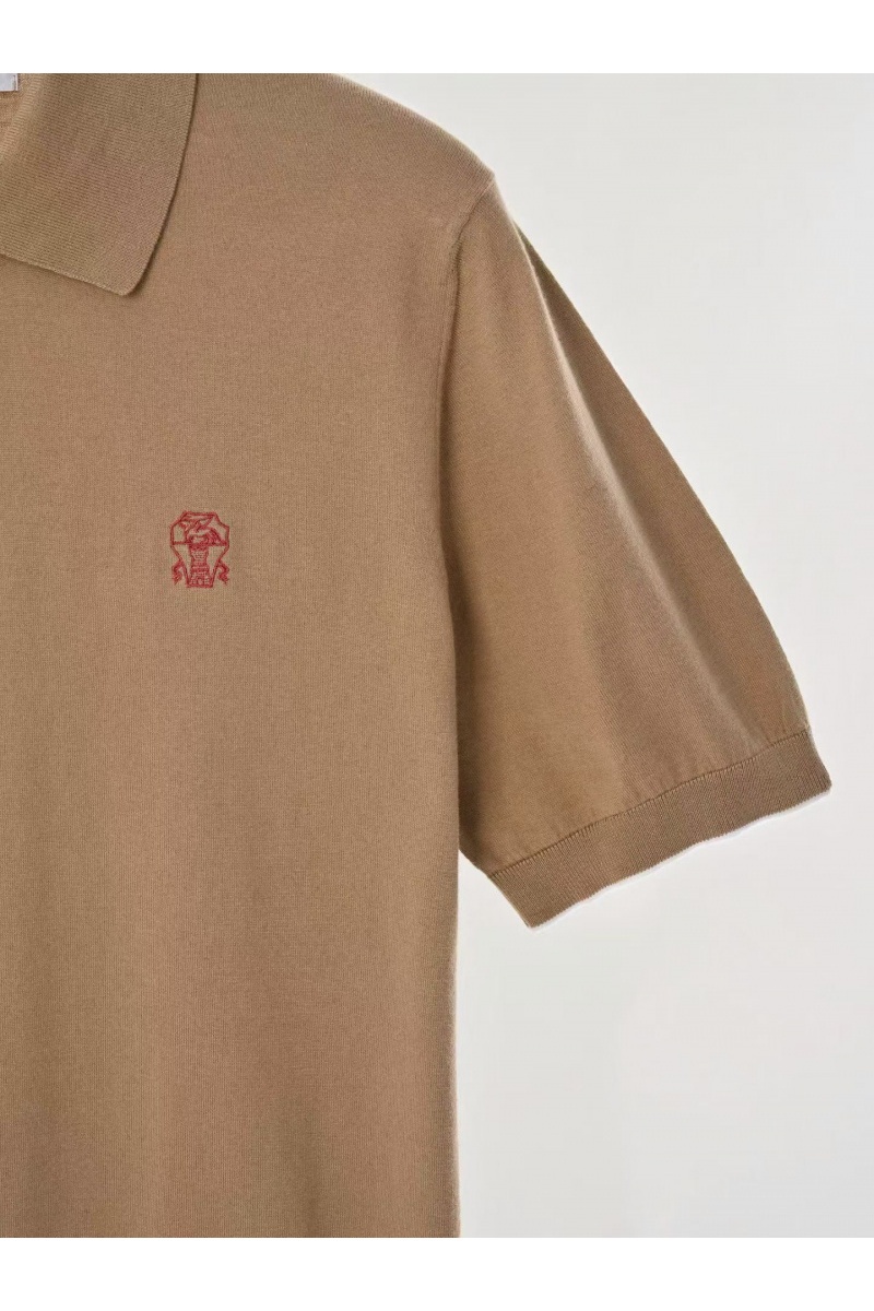 Designer Мужское бежевое поло premium