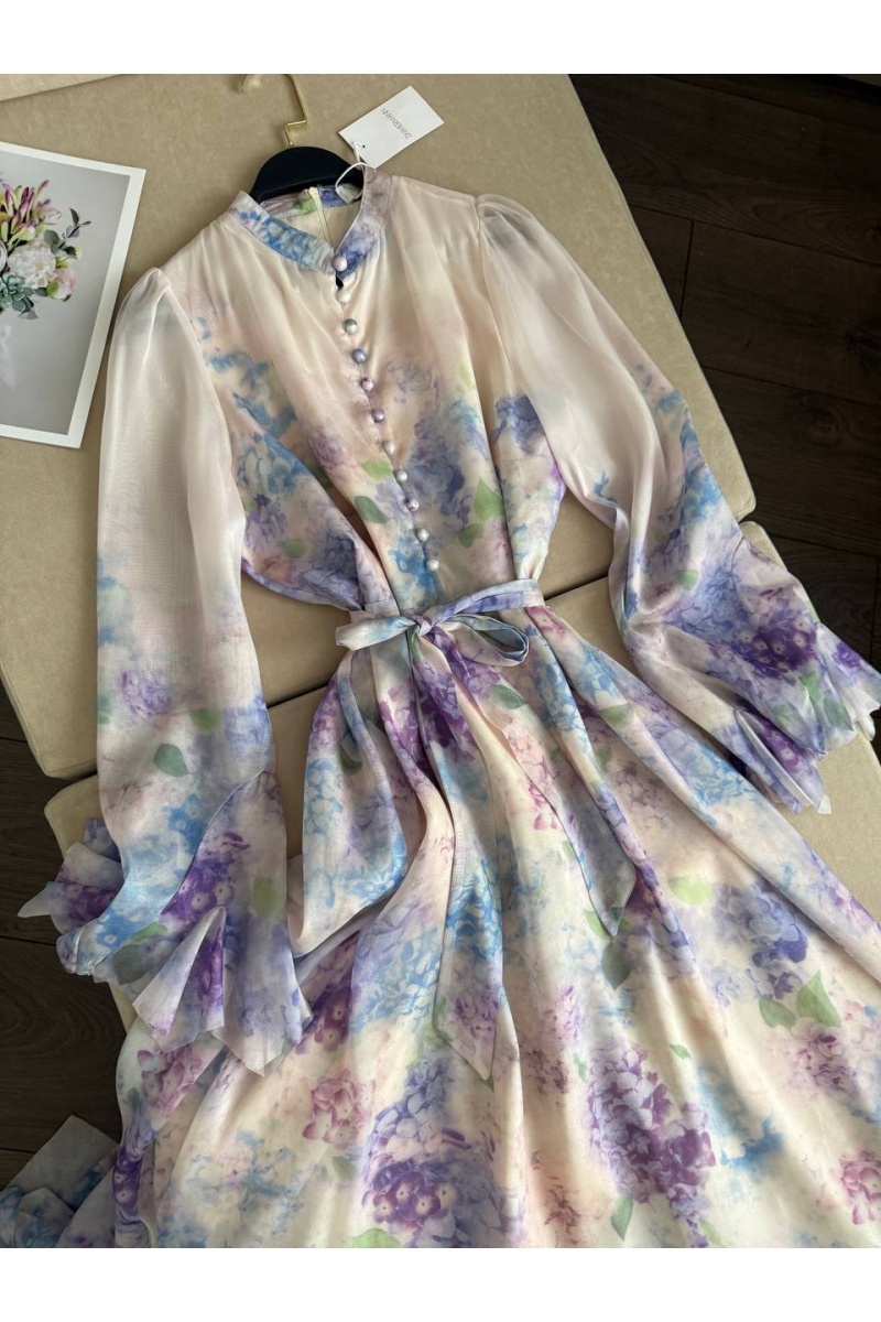 Zimmermann Женское платье с цветочным принтом premium