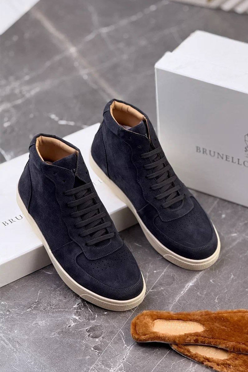 Designer Замшевые кроссовки с меховой стелькой 