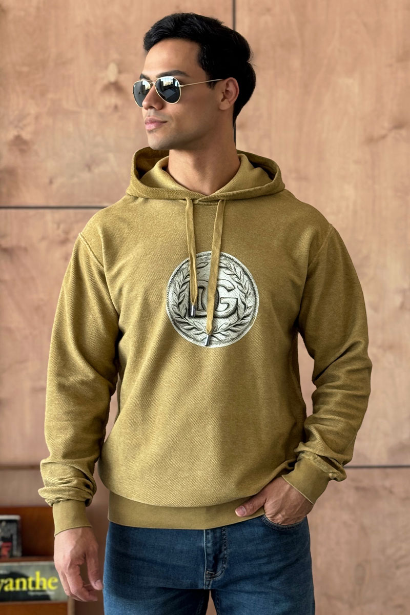 Dоlсе & Gаbbаnа Мужское худи logo-print - Brown 