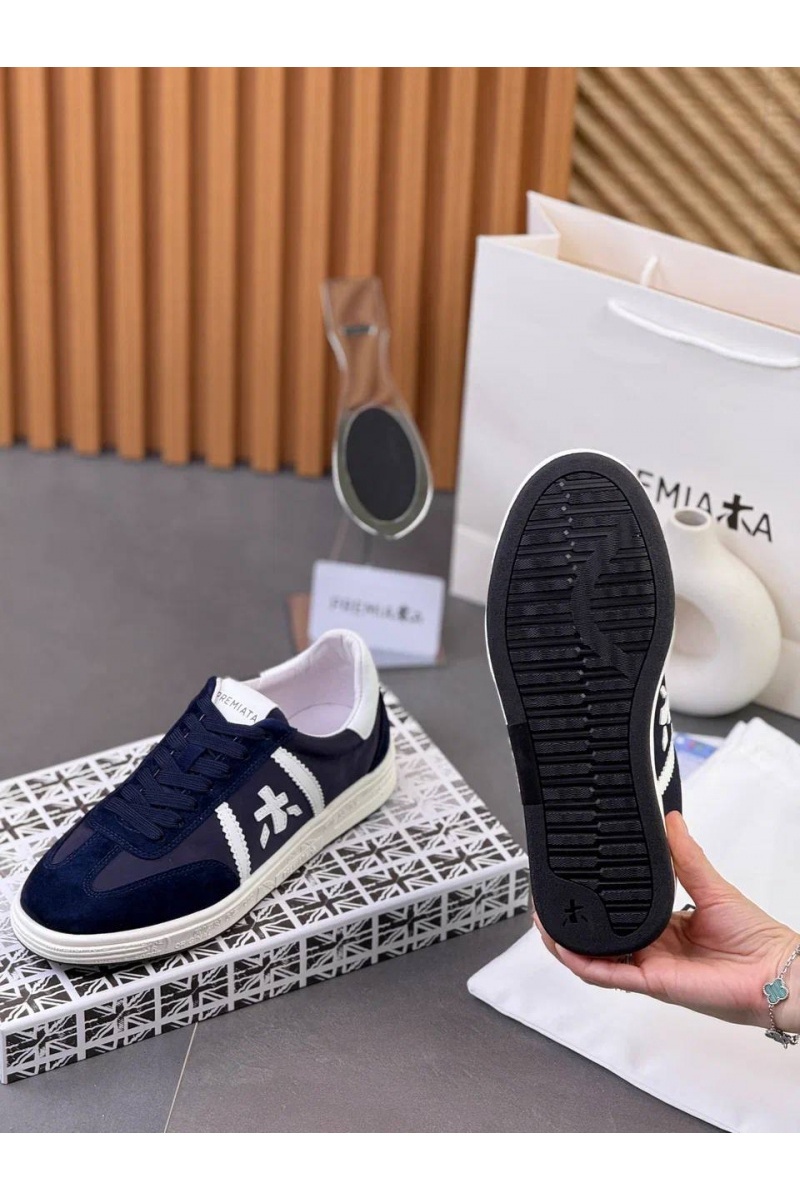 Premiata Комбинированные кроссовки Bonnie - Navy