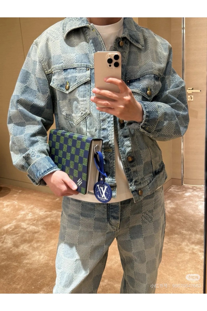 Lоuis Vuittоn Джинсовая куртка Marque Deposee Premium