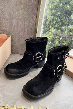 Женские замшевые ботинки Ankle Premium