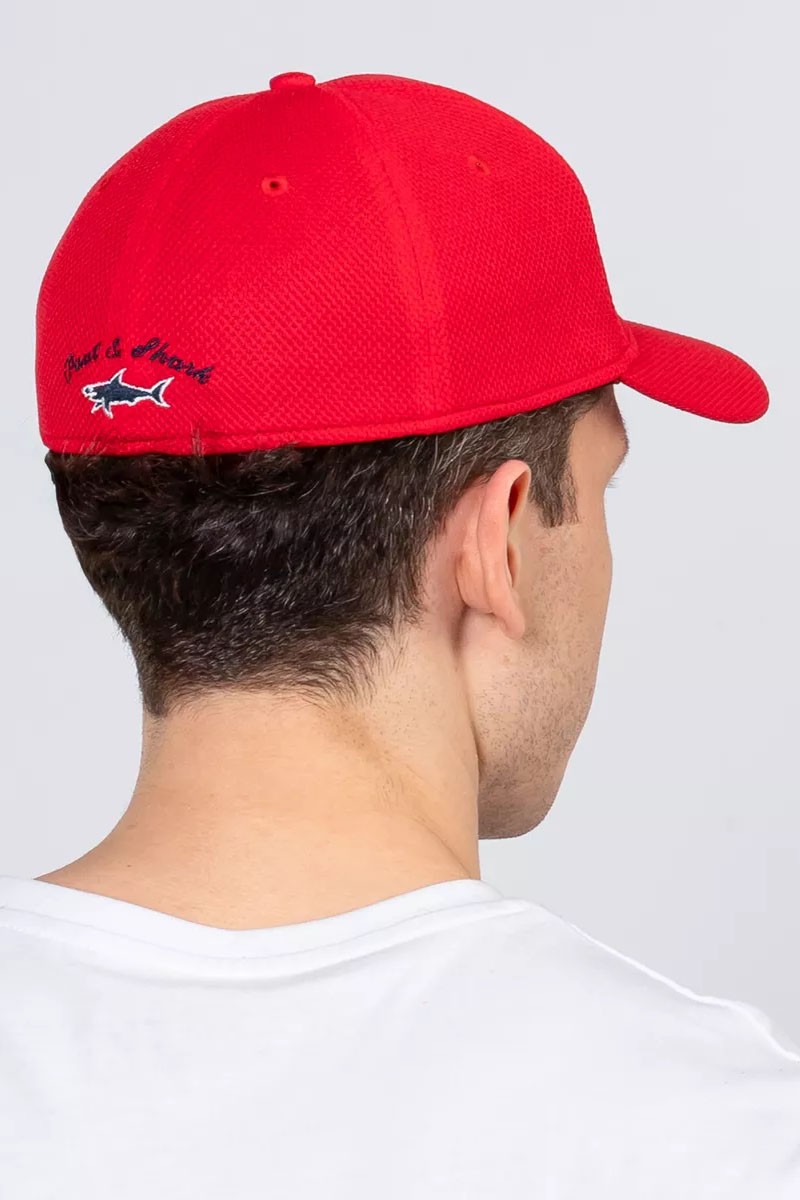 Paul & Shark Мужская красная бейсболка logo-patch