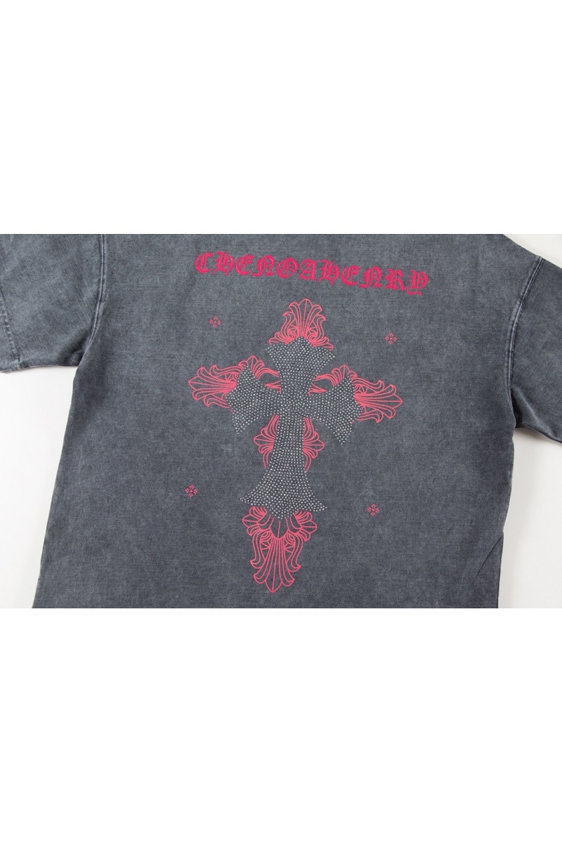 Designer Clothing Серая оверсайз футболка Gothic logo 