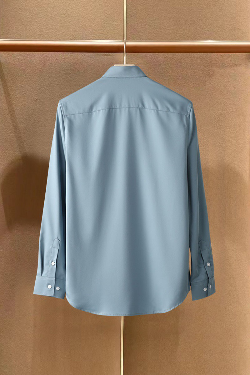 Loro Piana Рубашка голубого цвета premium