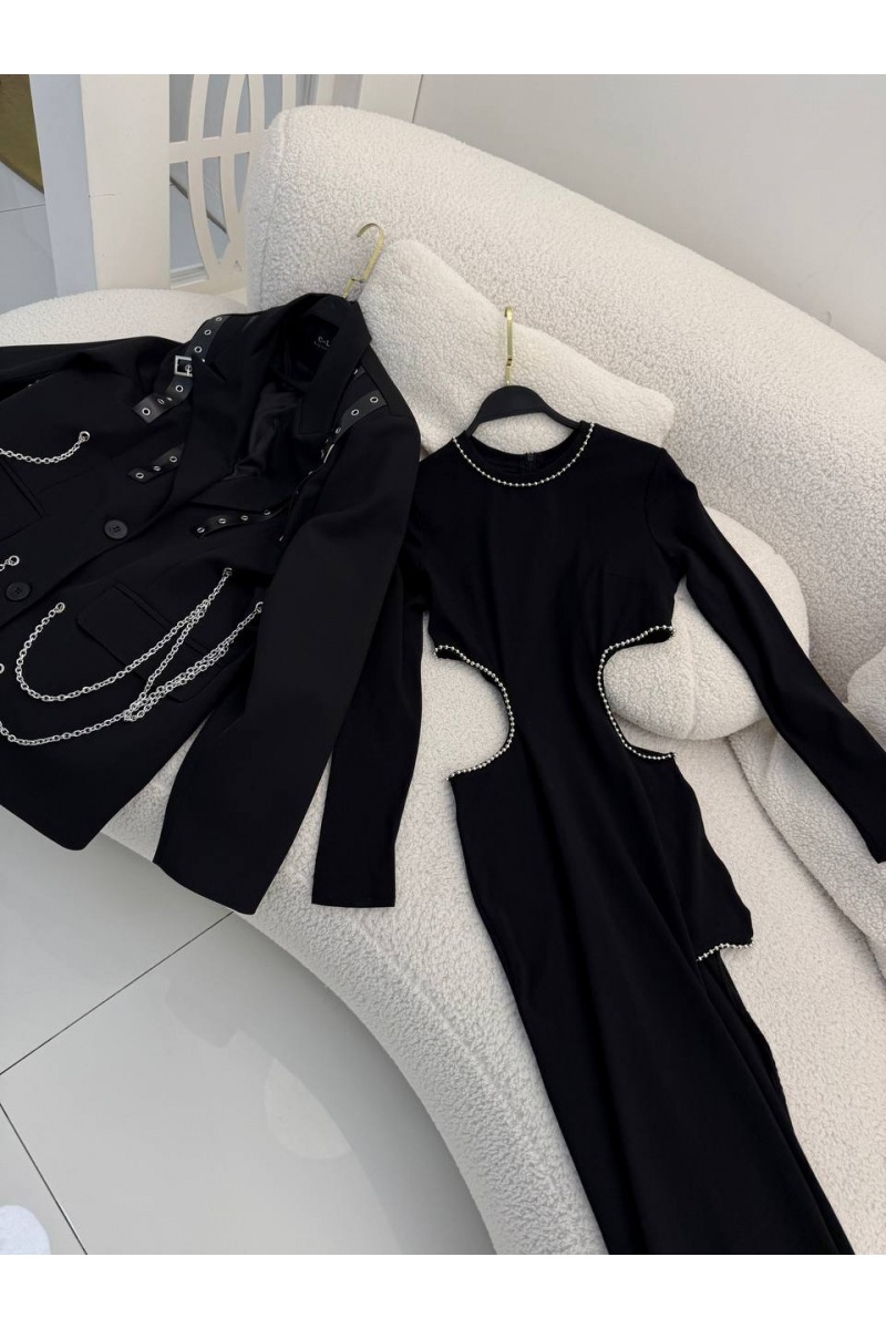 Designer Clothing Женское черное платье