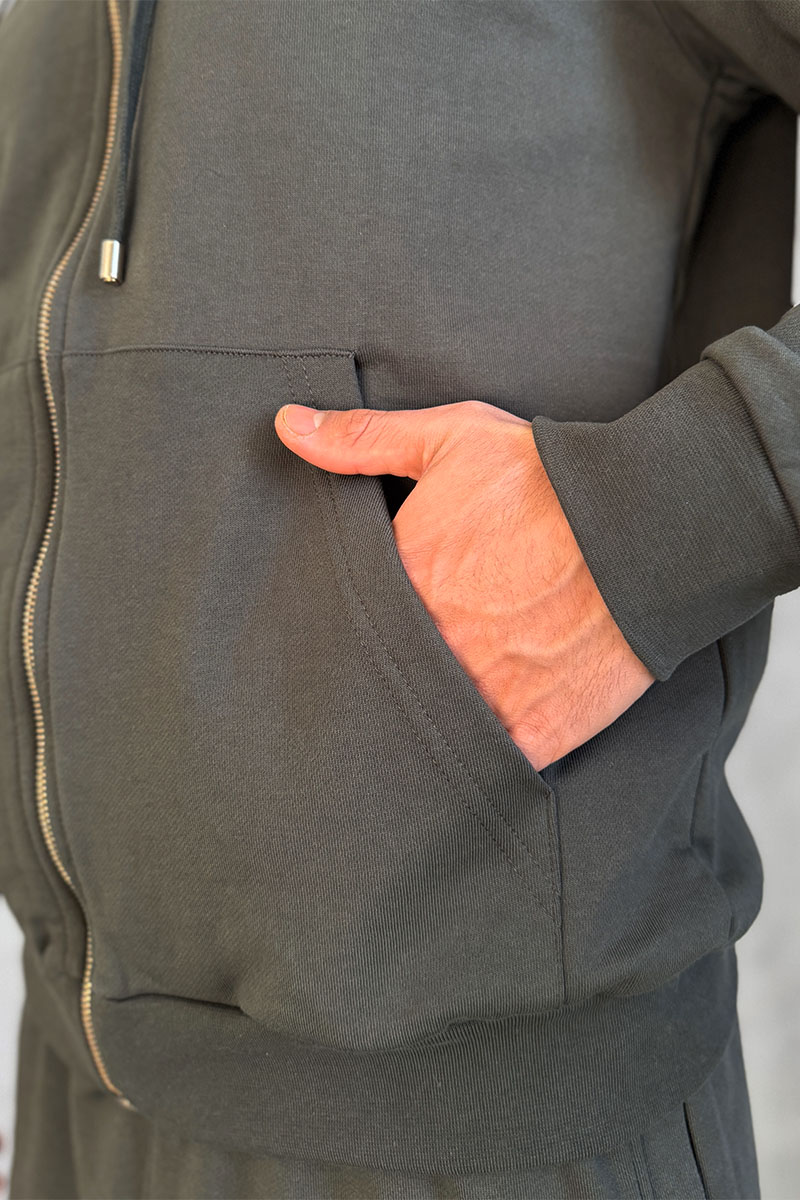 Balmain Зелёный спортивный костюм