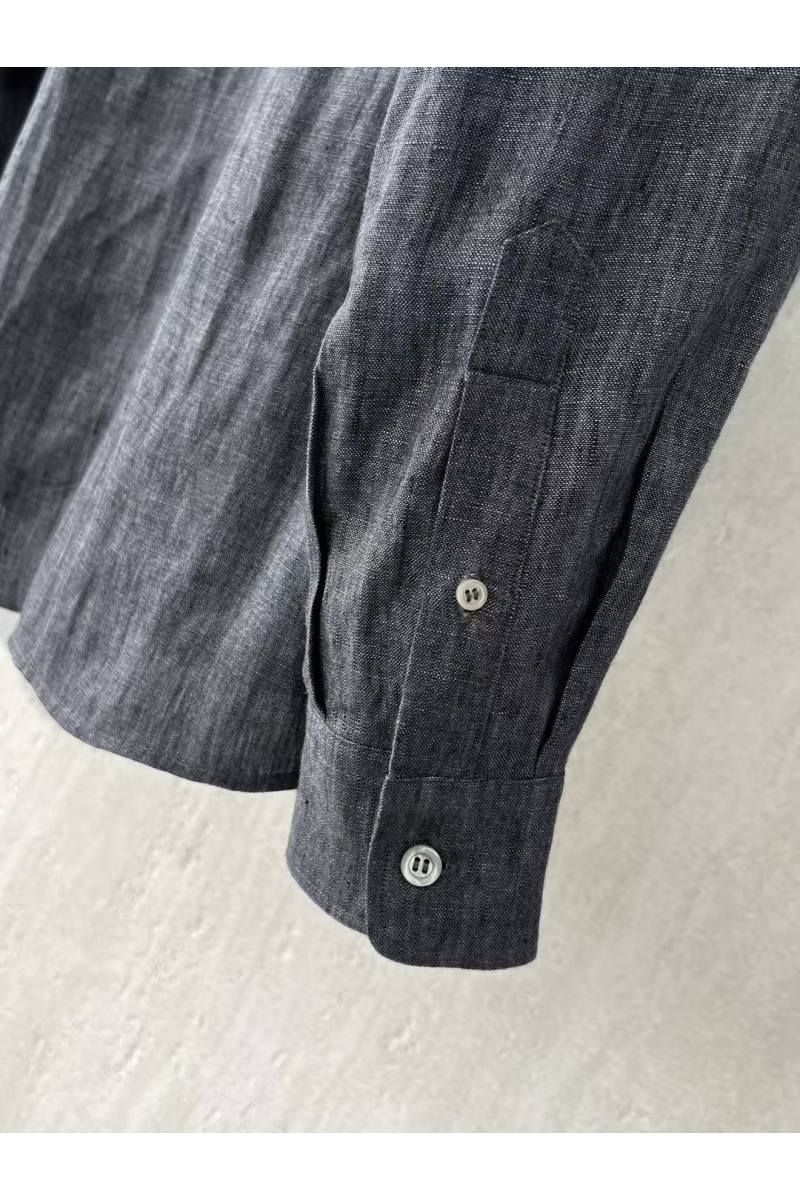 Designer Льняная рубашка Premium - Grey