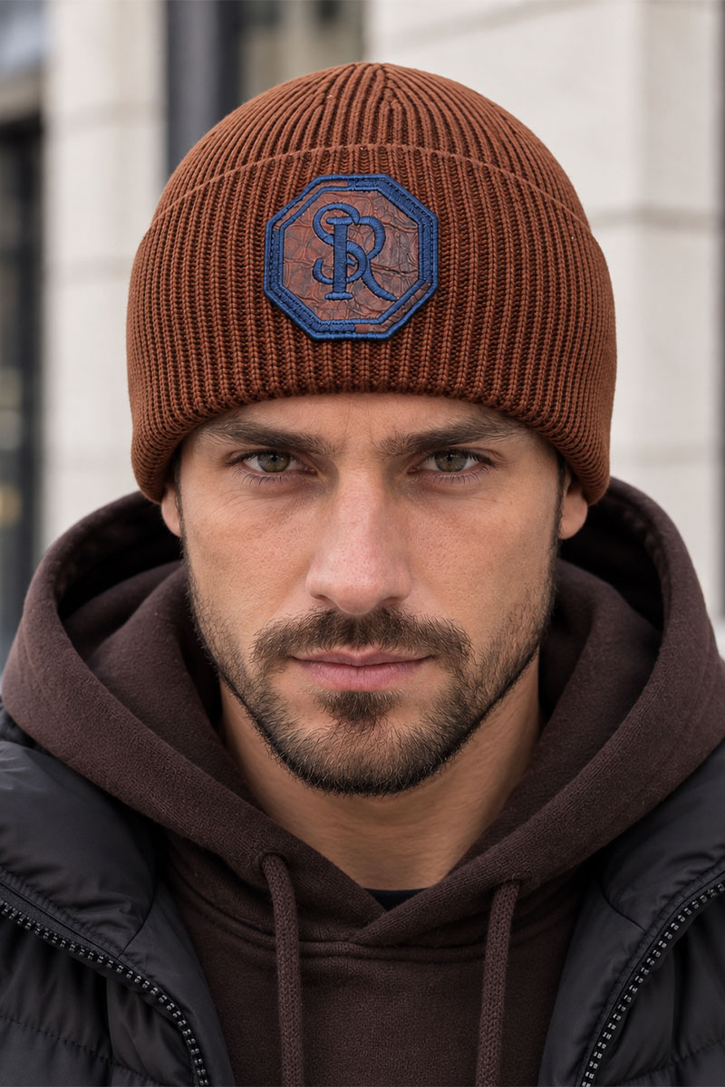 Stеfаnо Riссi Шапка logo-embroidered - Ginger