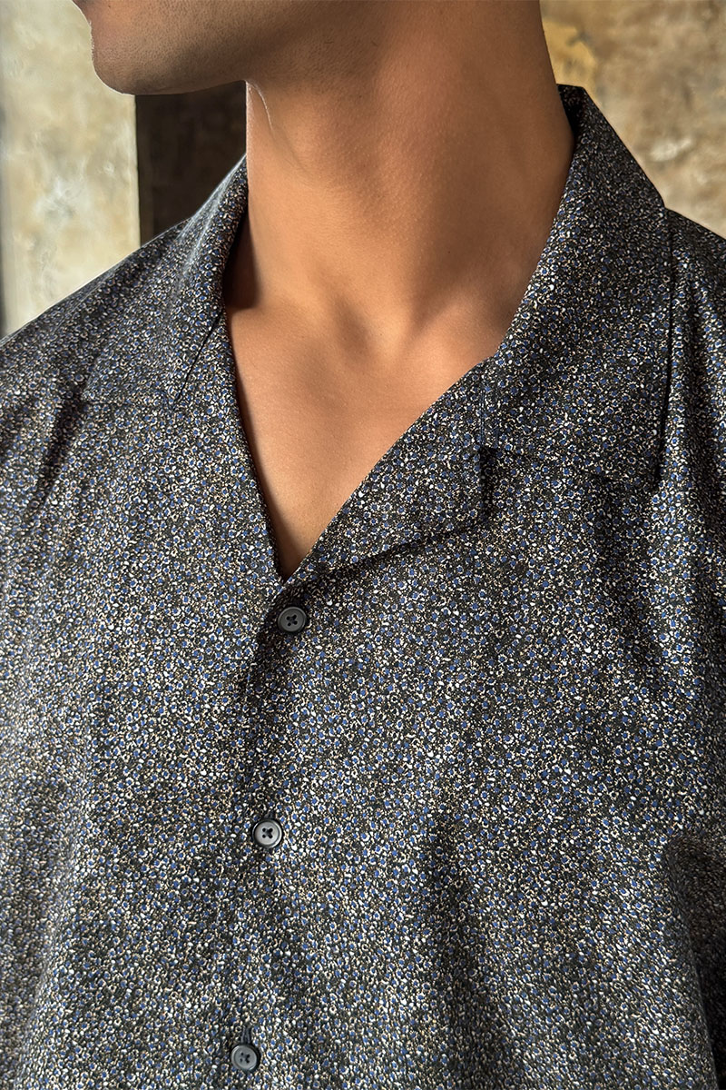 Dоlсе & Gаbbаnа Мужская чёрная рубашка floral-print 