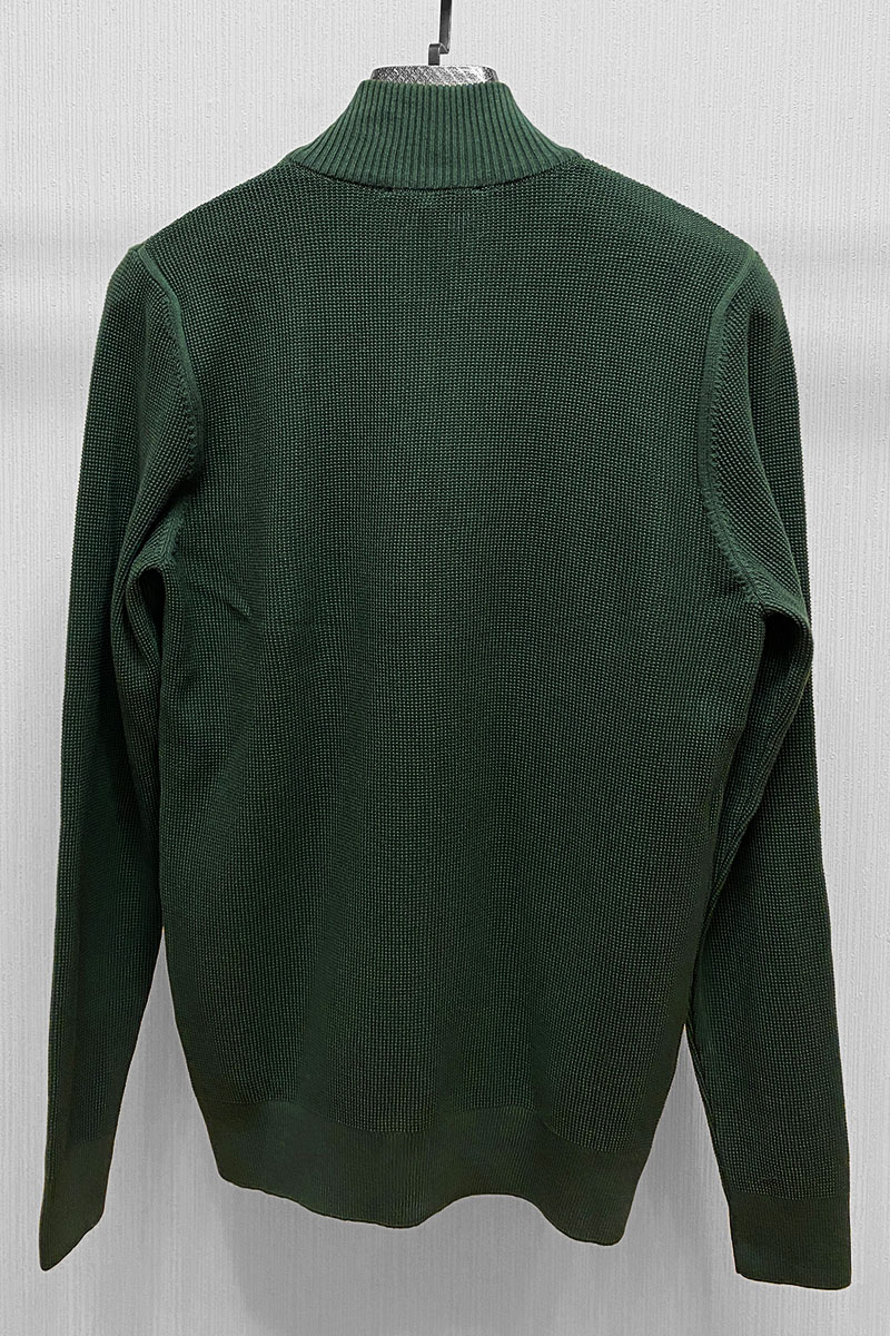 Tommy Hilfiger Классическая мужская кофта зелёного цвета
