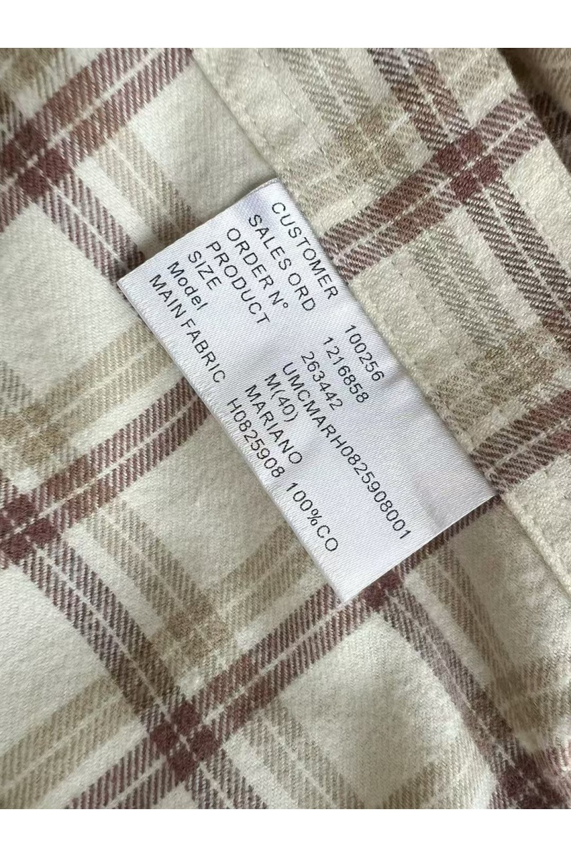 Kiton Мужская рубашка Premium - Beige Chequer