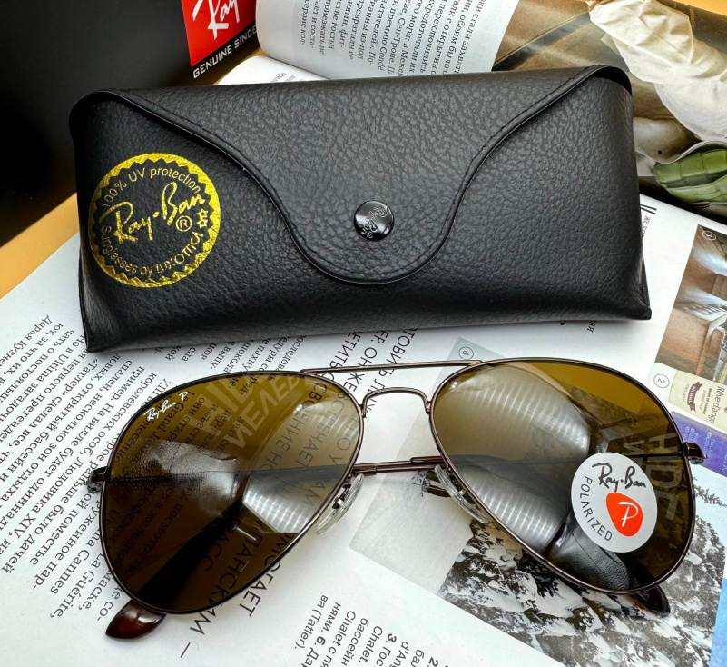 Ray Ban Солнцезащитные очки Aviator Large Metal