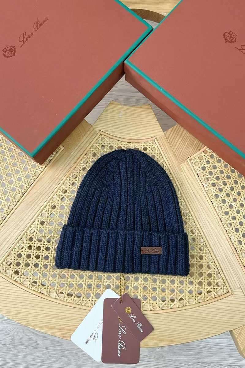 Loro Piana Мужская шапка Niseko Premium - Blue 