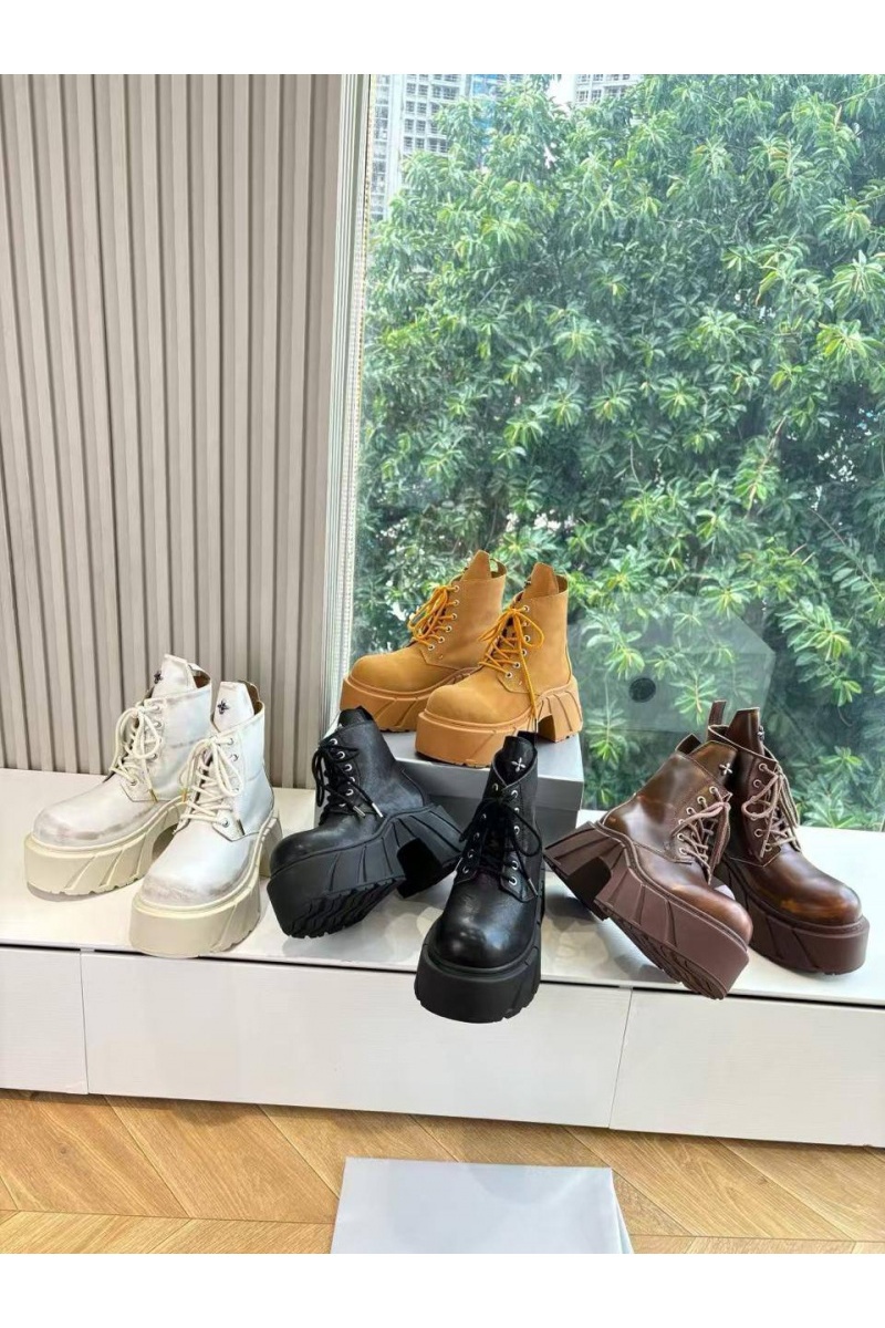 Designer Clothing Женские замшевые ботинки на платформе SMFK premium