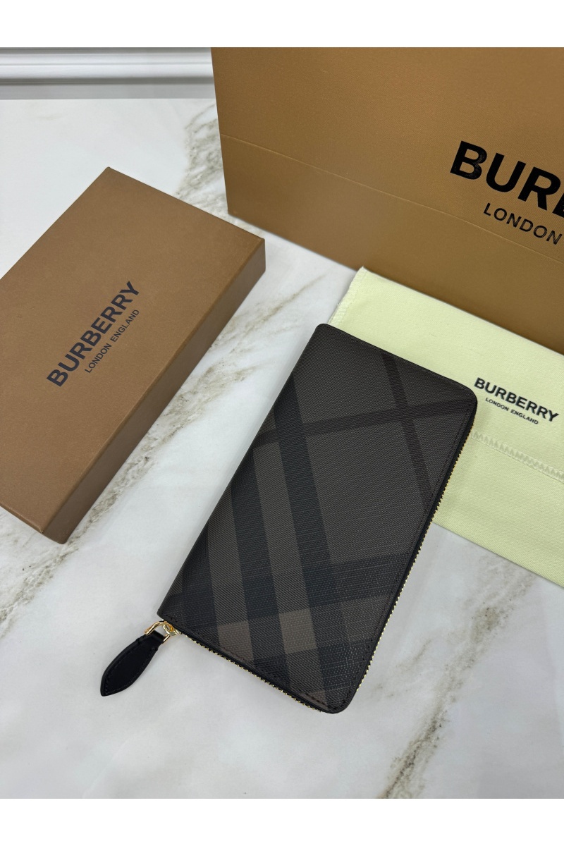 Burberry Кожаное портмоне Premium 19.5x10.5x2.5 см
