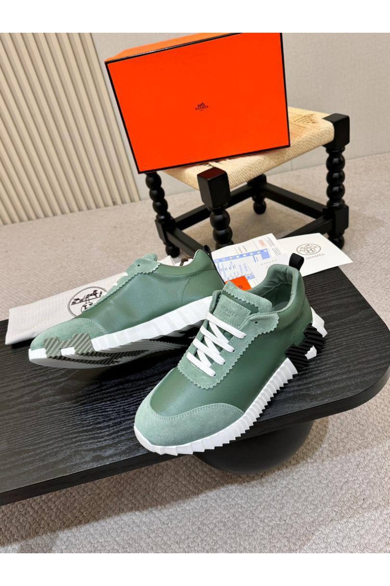 Hermes Мужские кроссовки Bouncing - Green