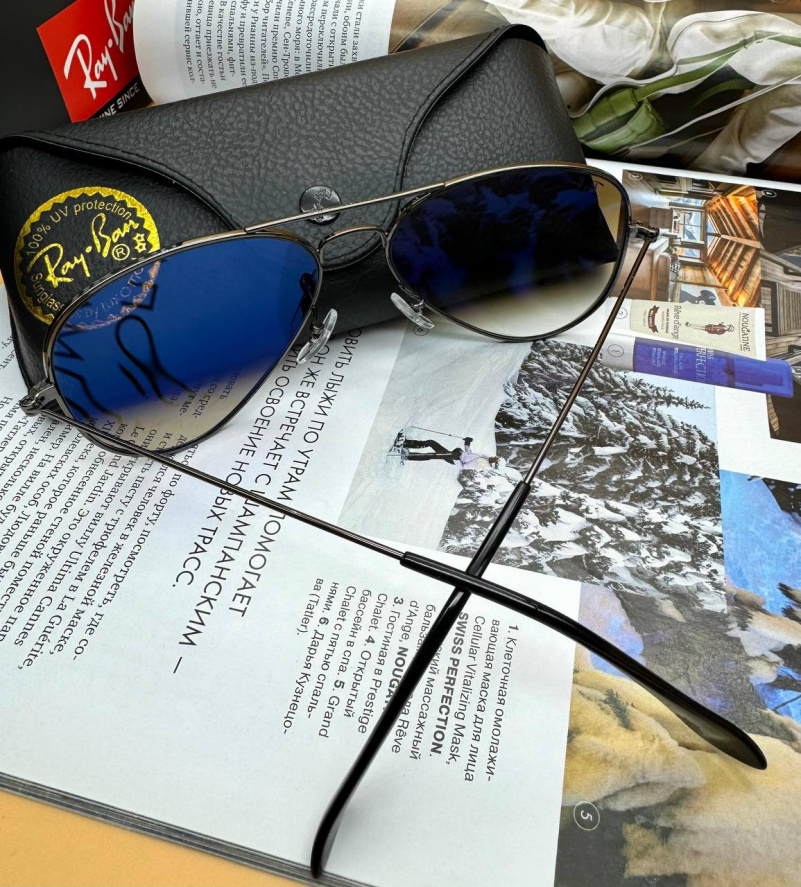 Ray Ban Солнцезащитные очки Aviator Large Metal