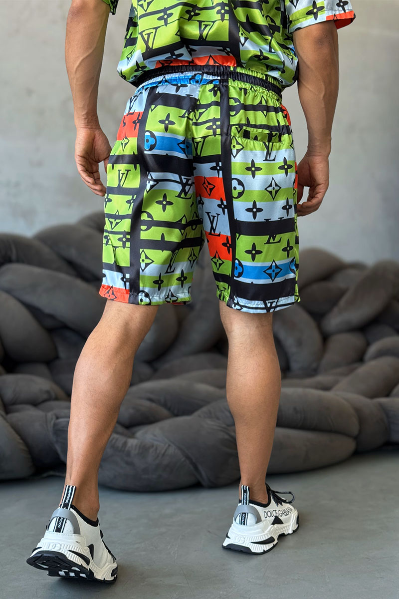 Lоuis Vuittоn Брендовые мужские шорты Monogram All-over