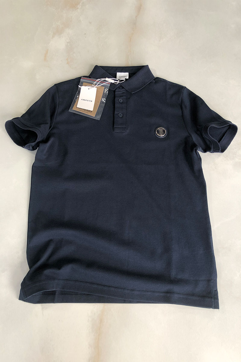 Burberry Мужское поло TB - Black
