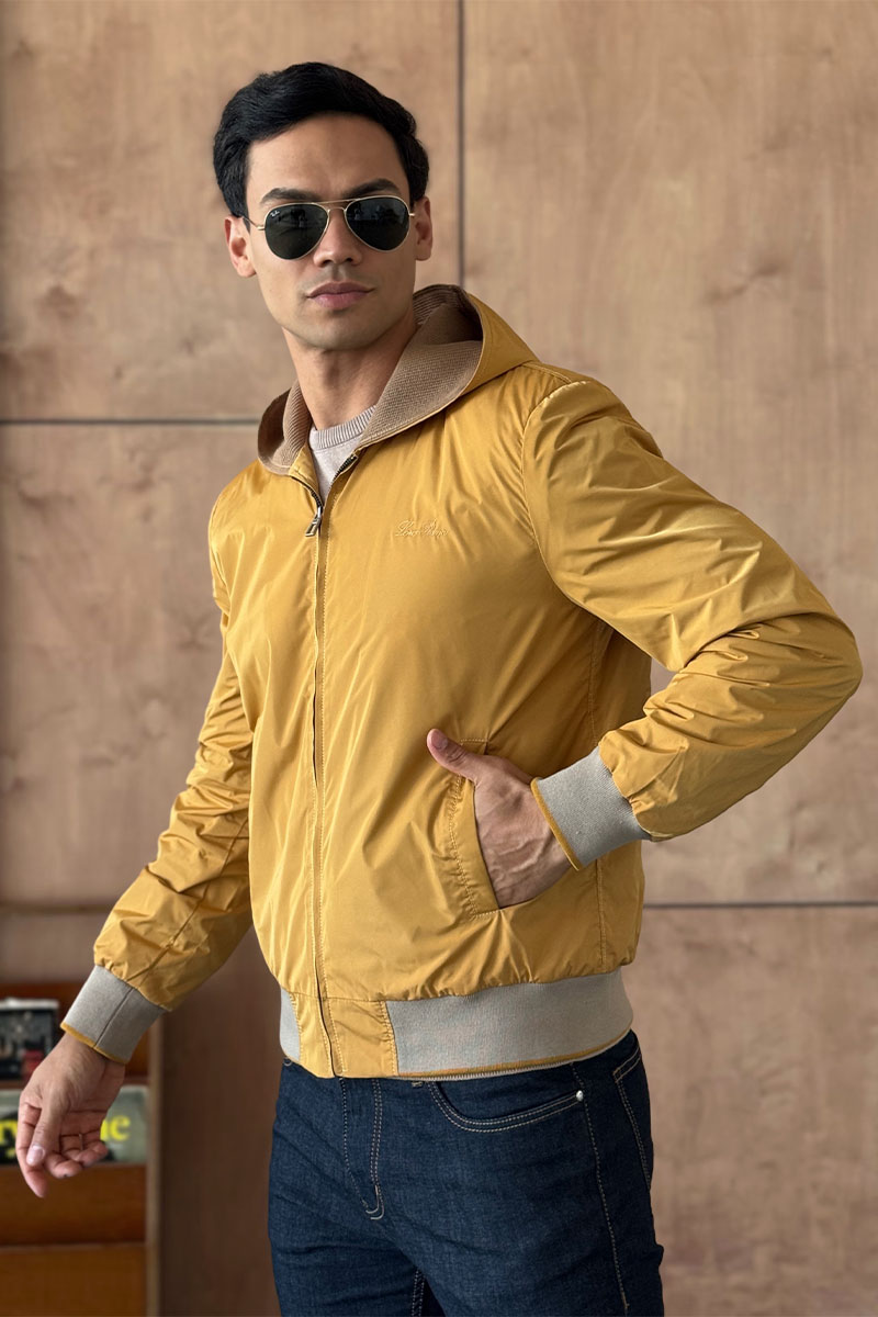 Loro Piana Мужская ветровка бежевого цвета