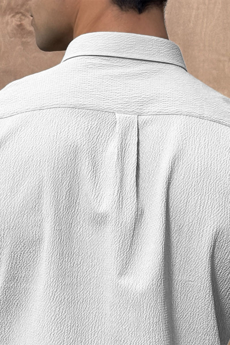 Etro Мужская белая рубашка Pegasus logo