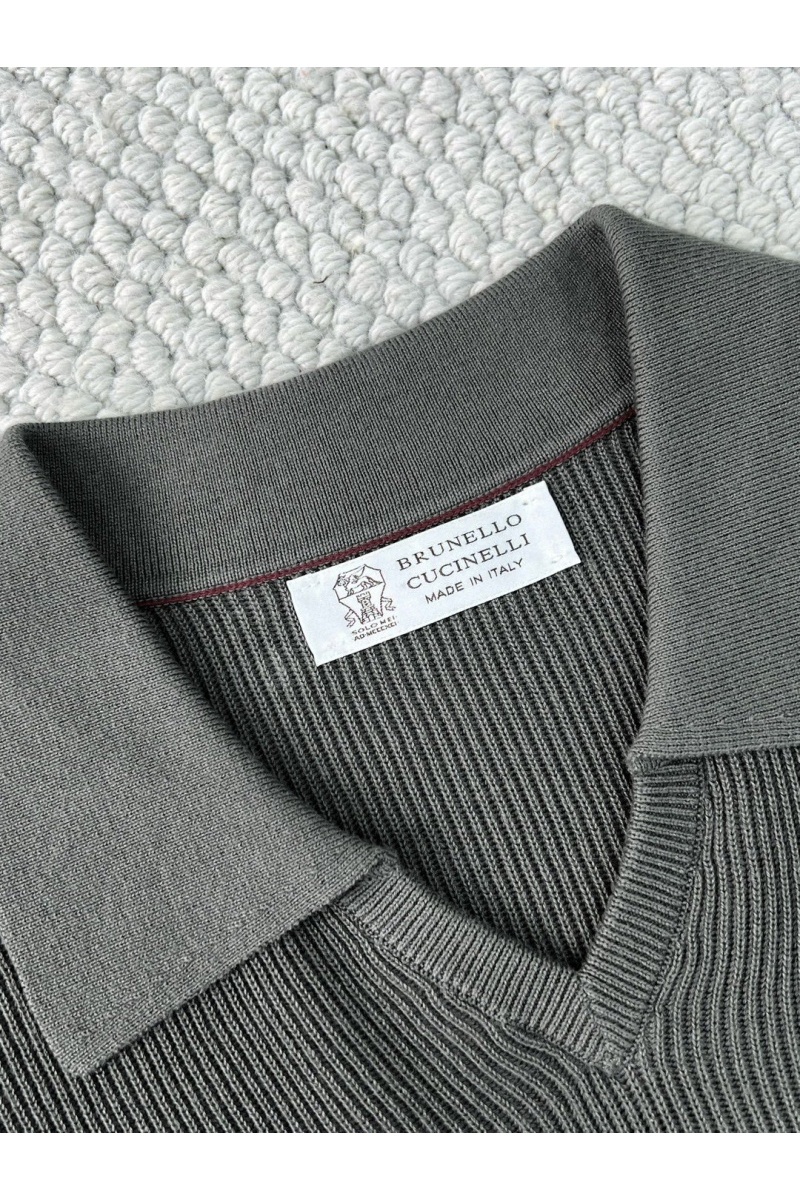 Designer Мужское тёмно-серое поло Premium