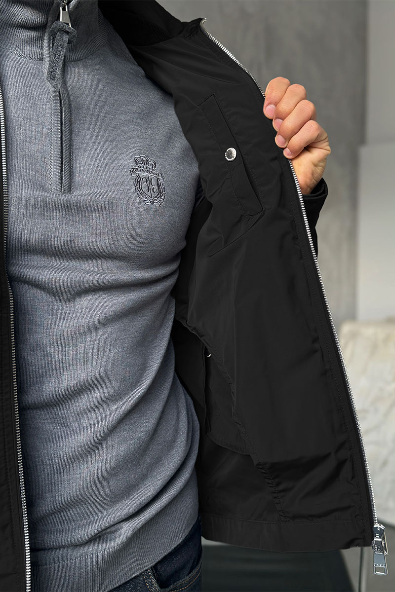 Burberry Мужская ветровка чёрного цвета 